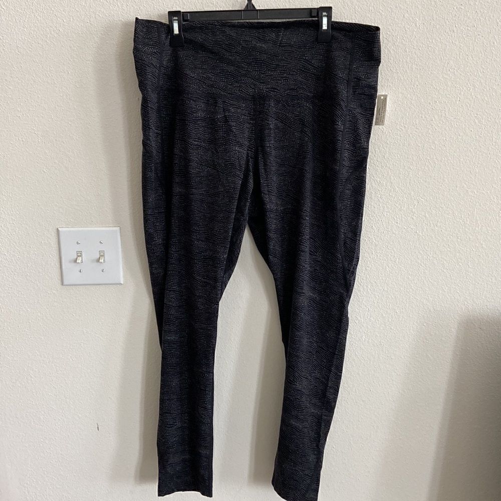 Coreio Legging Full length NWT 3X black & grey